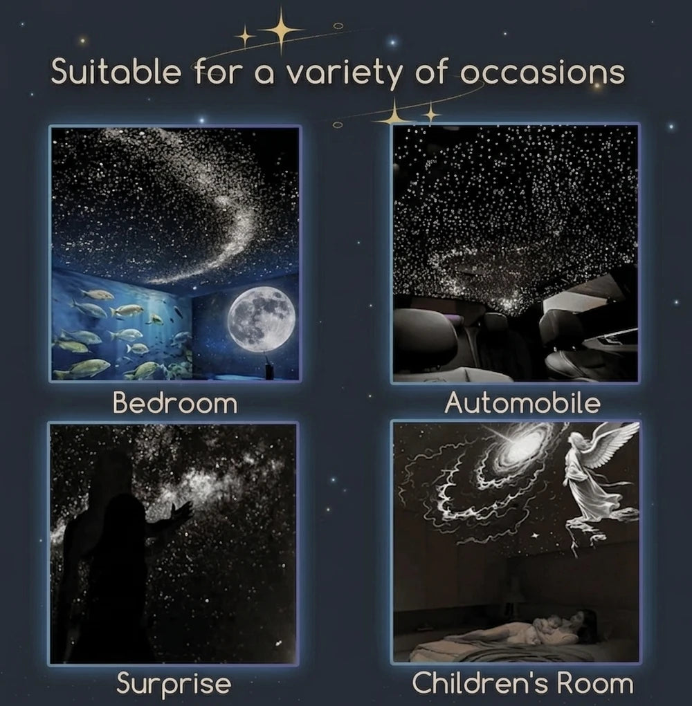 Lunova™ Galaxy Projector