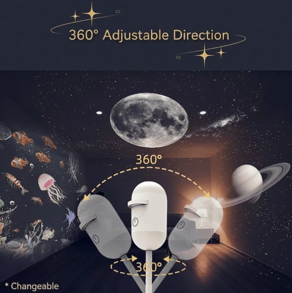 Lunova™ Galaxy Projector